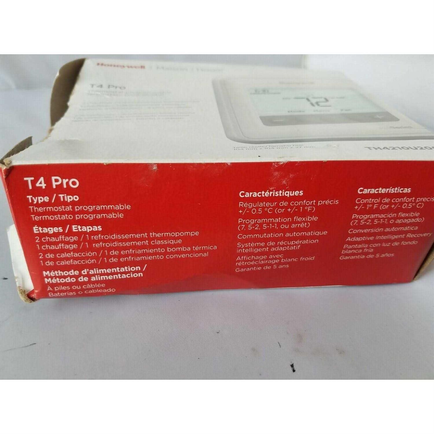 Honeywell Pro TH4210U2002 T4 Programmable Thermostat - Image 4