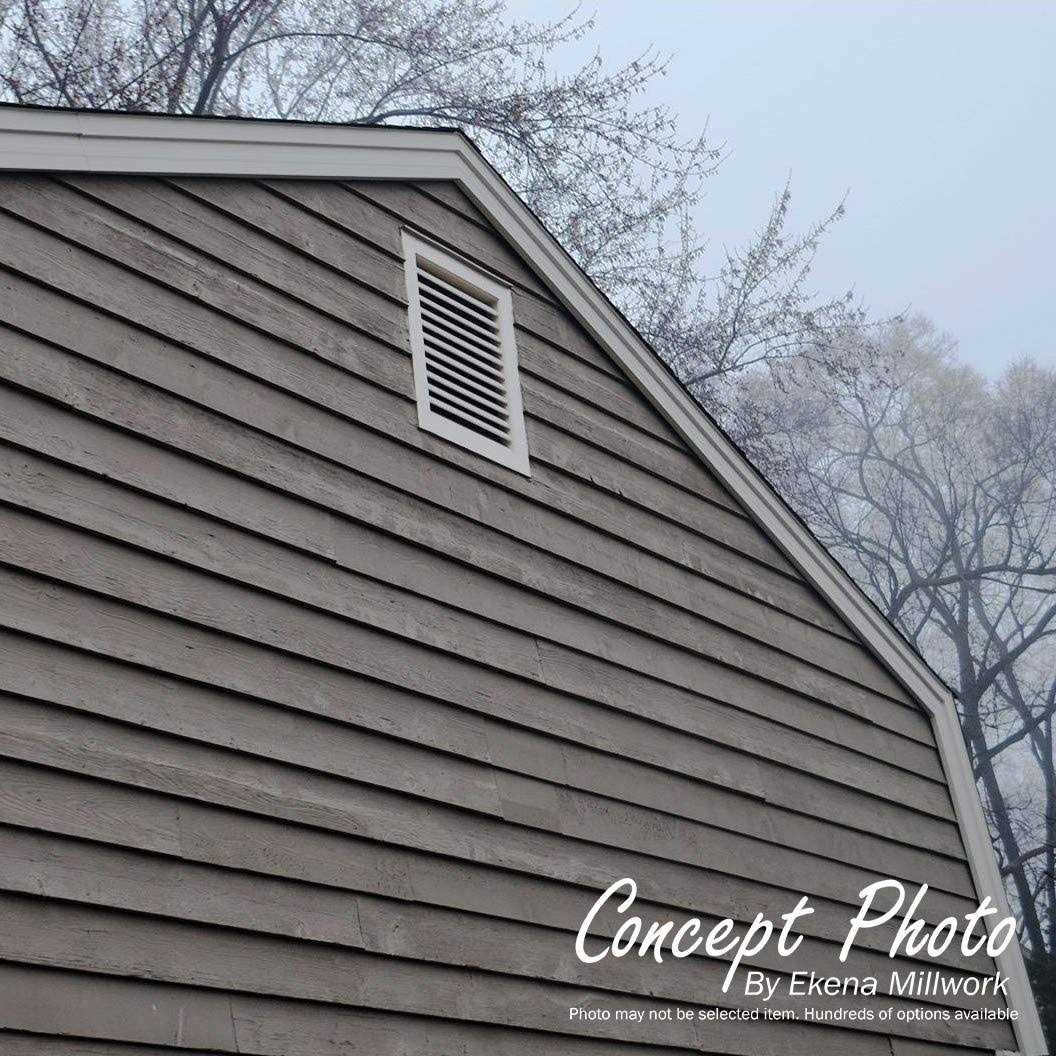 Ekena Millwork Rectangle Surface Mount PVC Gable Vent - Image 3