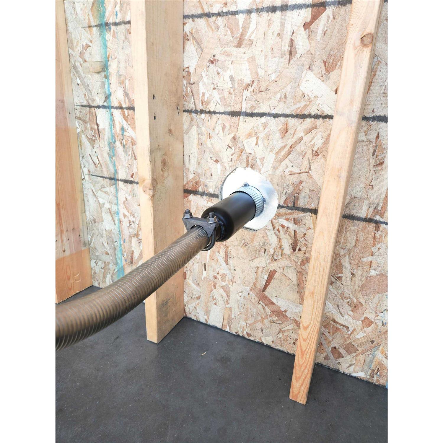 Generator Exhaust Extension Silencer Kit with Insulated Through-Wall Mounting Plate - Image 5