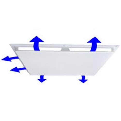 Elima-Draft Commercial 3-Way Magnetic Diffuser Cover 24 x 24 ELMDFTCOM3DEF4233 - Image 4