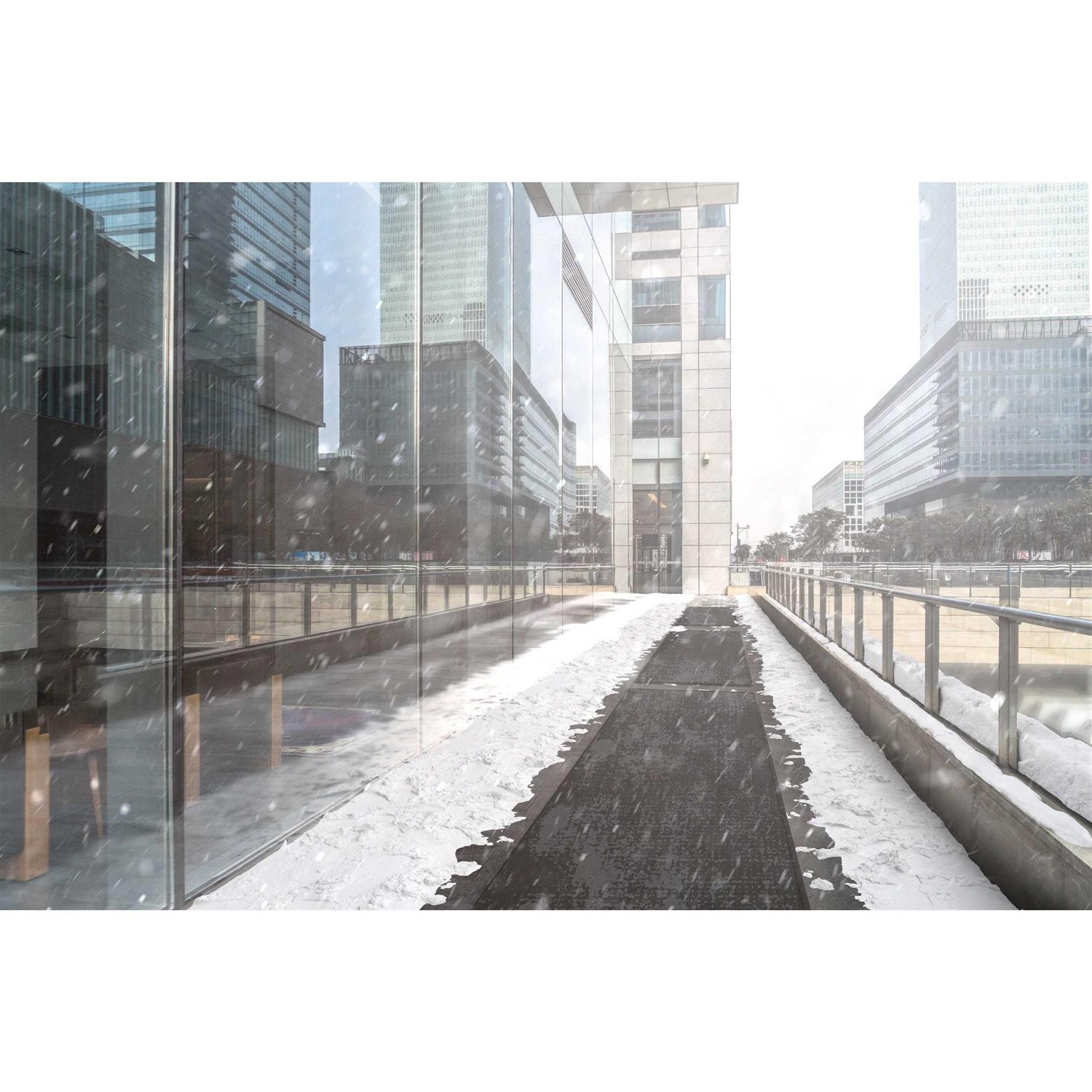 HeatTrak Outdoor Snow & Ice Melting Heated Walkway Mat 1/2 Thick 3' x 10' 120 Volt Black HTM36-10 - Image 5