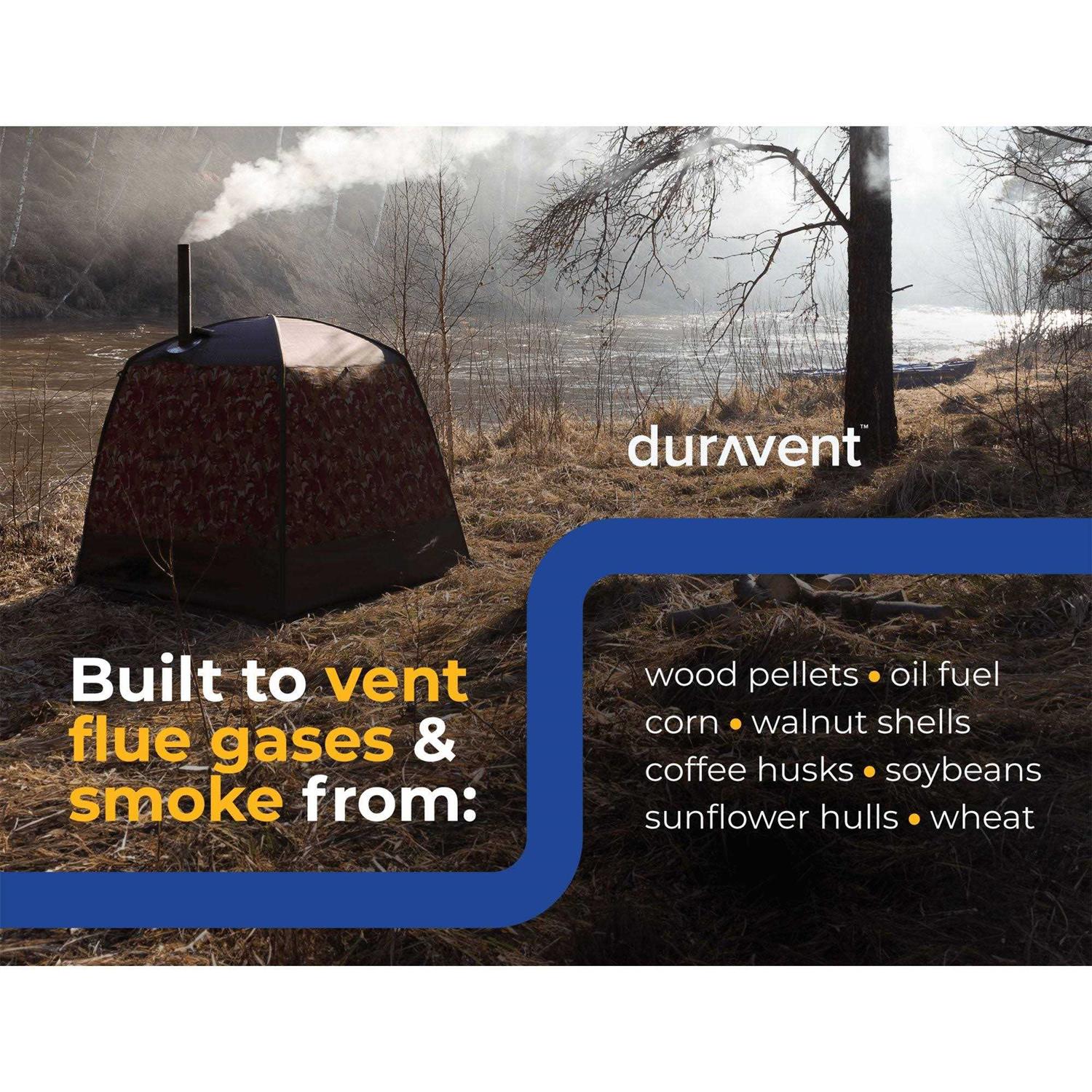 DuraVent 3 in PelletVent 45-Degree Elbow 3PVL-E45 - Image 4