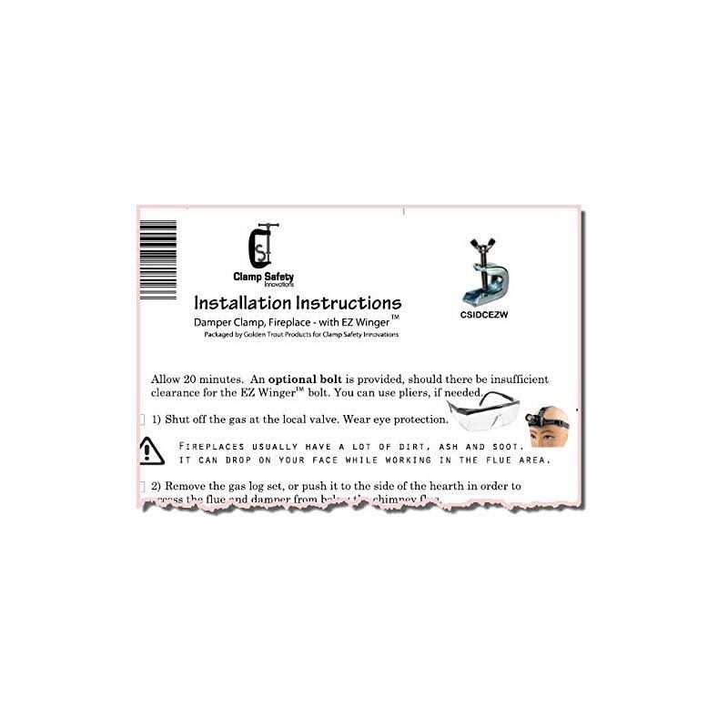 Clamp Safety Innovations Damper Clamp Fireplace - Image 3
