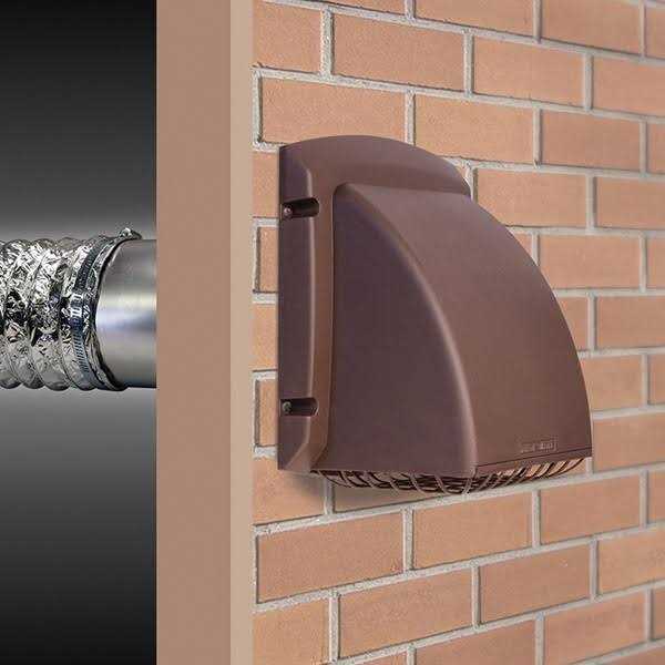 Lambro 224B Plastic Dryer Vent Hood - Image 5