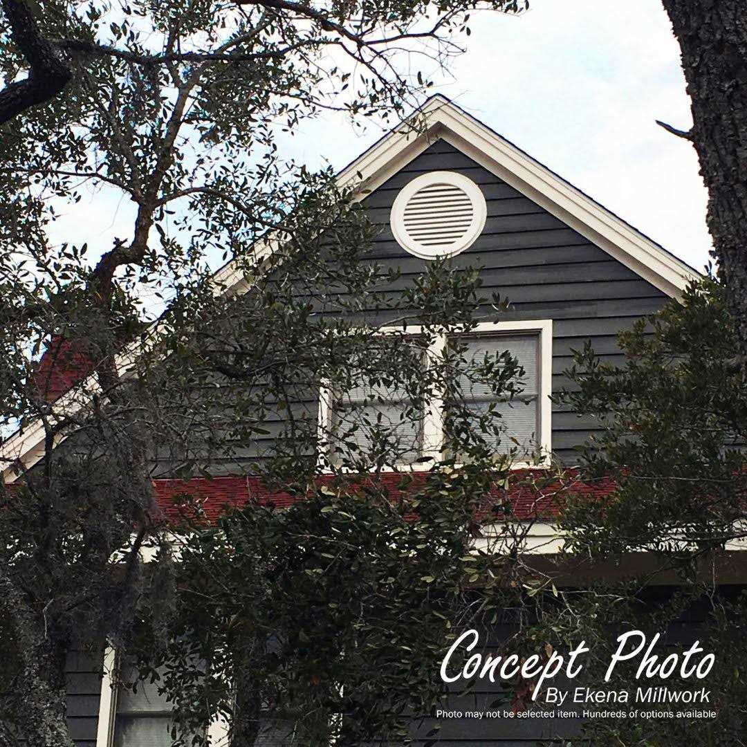 Ekena Millwork Octagonal Surface Mount PVC Gable Vent - Image 3