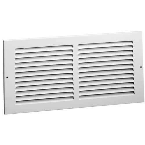Hart & Cooley 672 30x12 W 30 x 12 White Sidewall/Ceiling Return Air Grille - Image 4