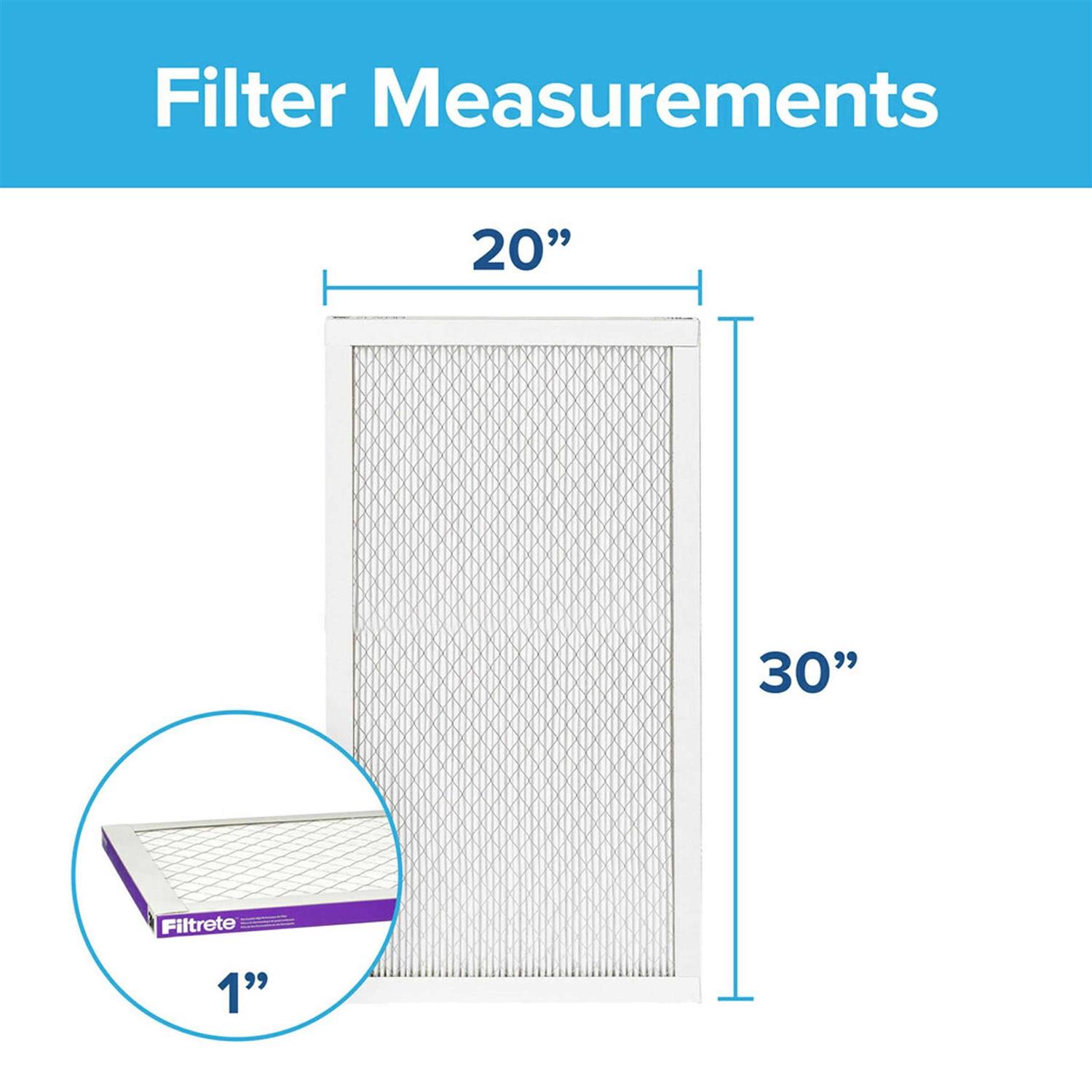 Filtrete 20x30x1 AC Furnace Air Filter MPR 1500 Healthy Living Ultra Allergen - Image 5
