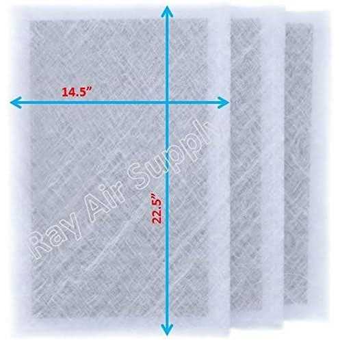Rayair Supply Air Cleaner Replacement Filter Pads Refills White - Image 4