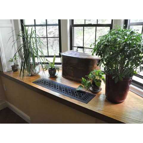 Reggio Registers 808-ANH Scroll Series 6 x 6 Floor Grille without Mounting Holes - Image 3