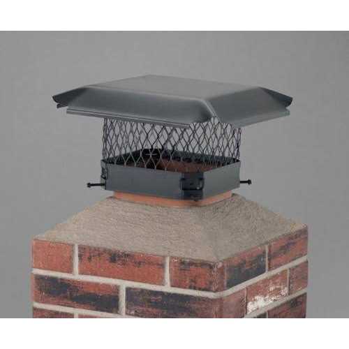 Draft King CBO14 Round Bolt on Black Galvanized Steel Single Flue Chimney Cap - Image 4
