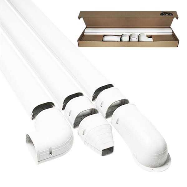 Fortress 84005 3.5 White Wall Duct Kit - Image 3