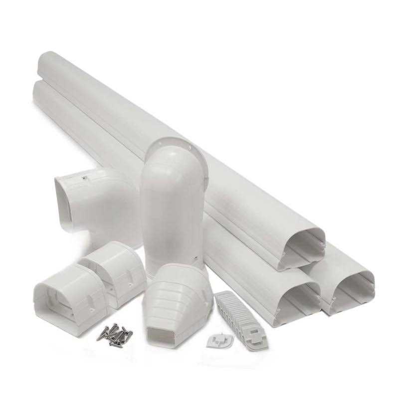Fortress 84005 3.5 White Wall Duct Kit - Image 4