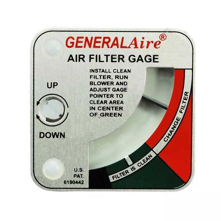 GeneralAire G99 Air Filter Gage 4002 - Image 4