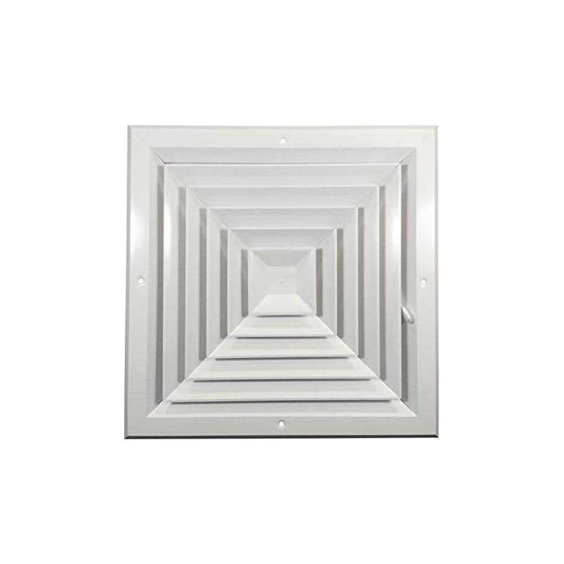 Hart & Cooley 050718 12 x 12 White Ceiling Diffuser - Image 3