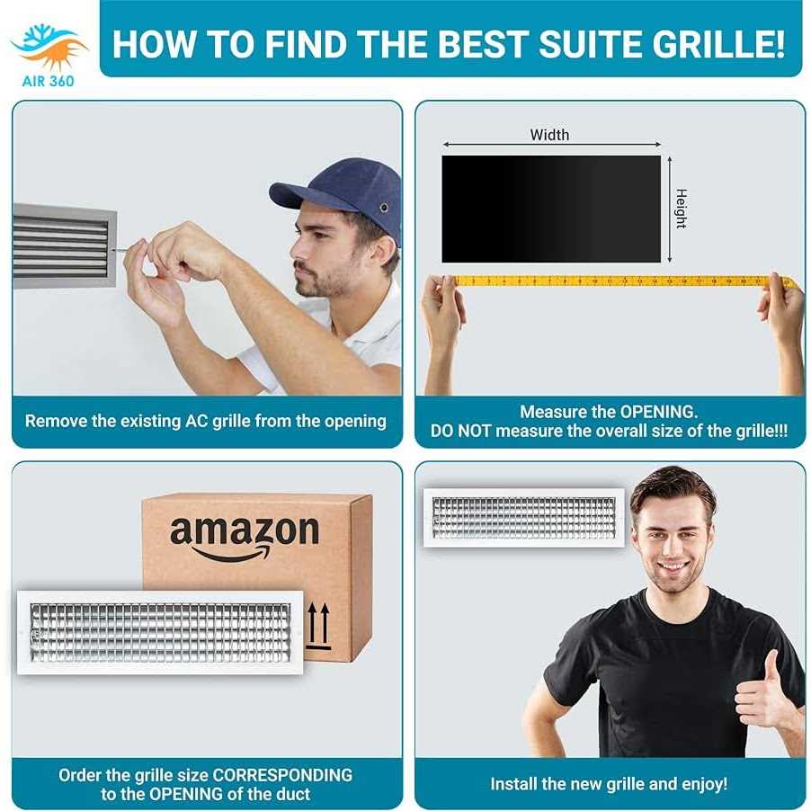 Air 360 Air Vent Covers Wall AC Grille – Premium Register Vent Cover – Durable Rustproof Aluminum - Image 4