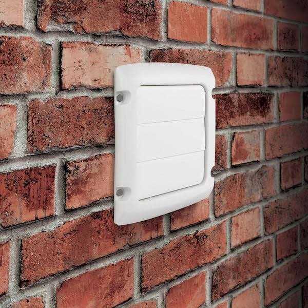 Everbilt 4 in. Louvered Vent Cap in White LC4WXHD - Image 3
