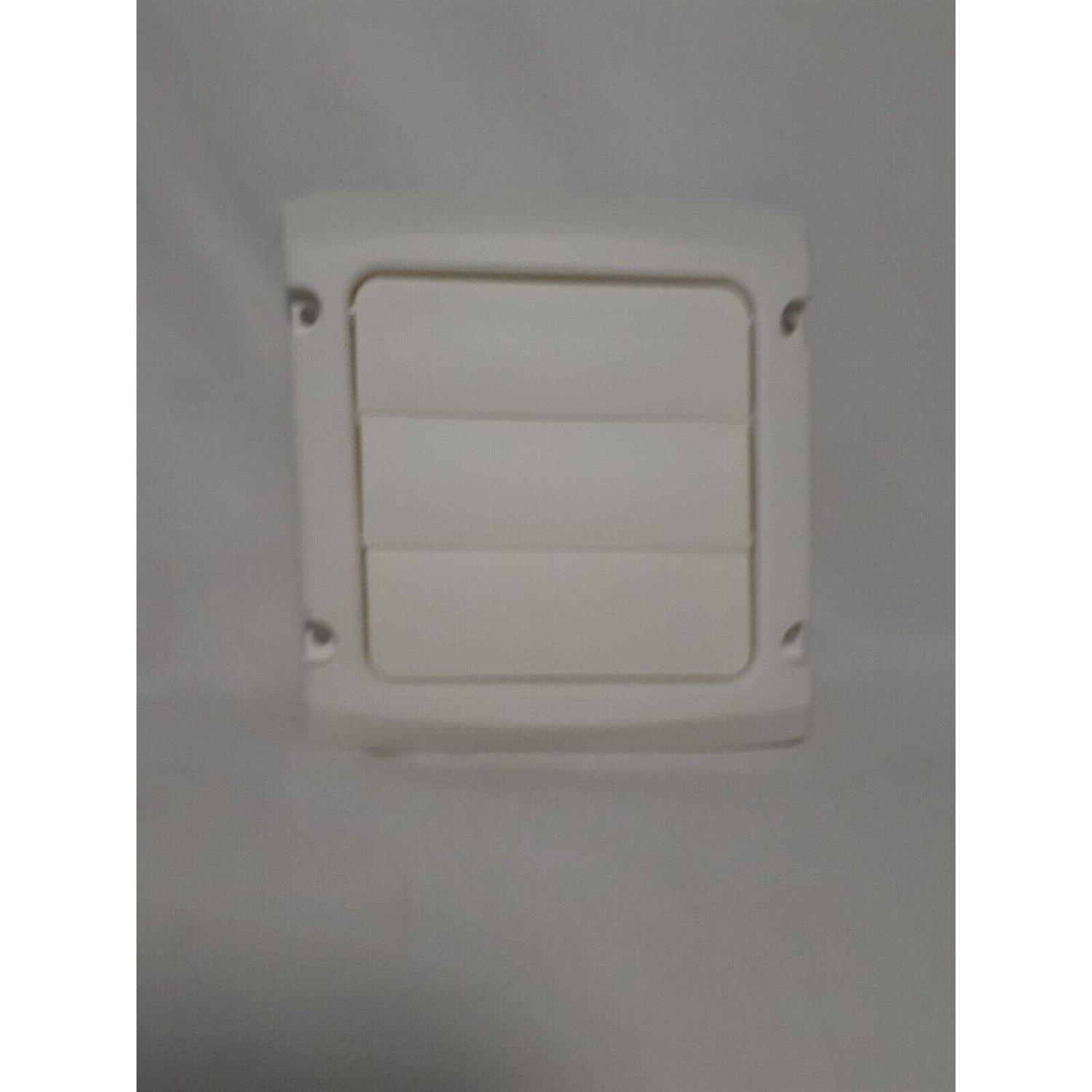Everbilt 4 in. Louvered Vent Cap in White LC4WXHD - Image 4