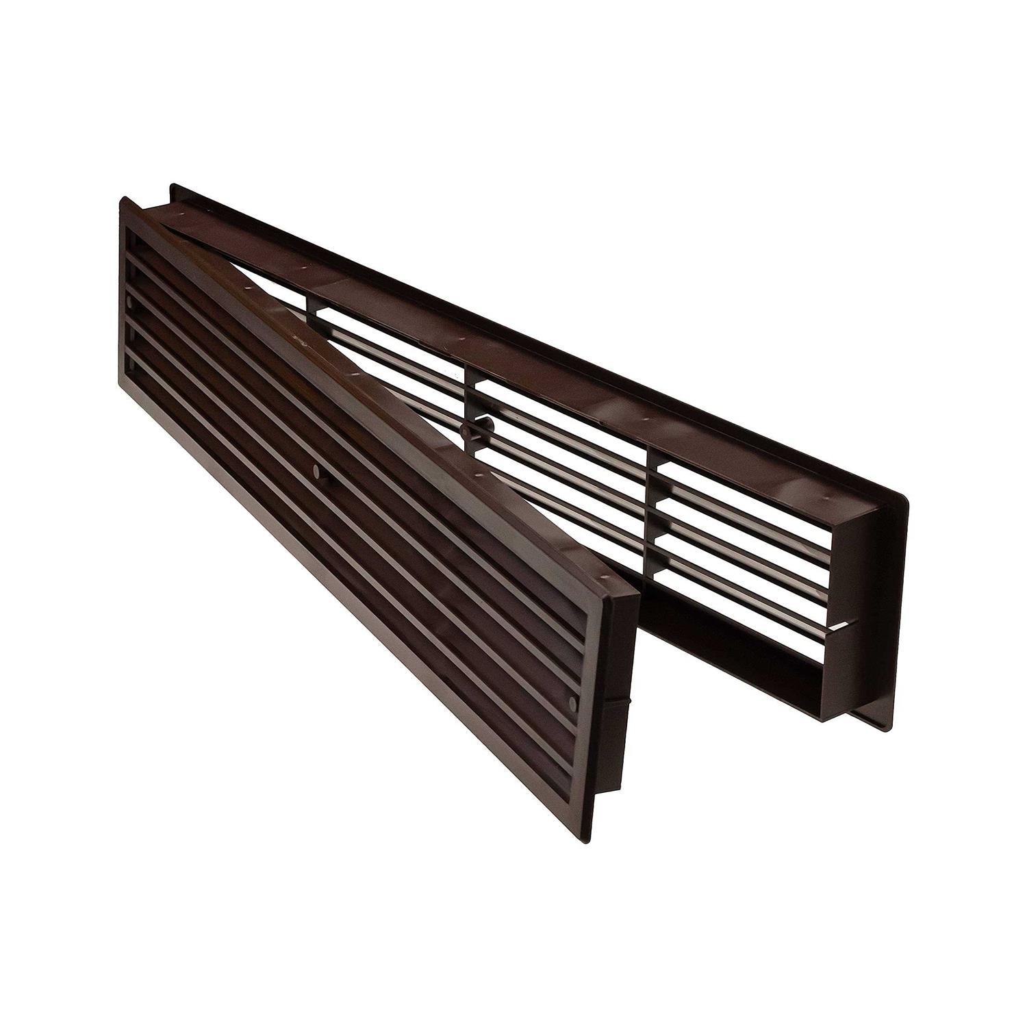 HVAC OV 17.7 x 3.6 Inch Door Air Vent Grille Two Sided Ventilation Cover - Image 3