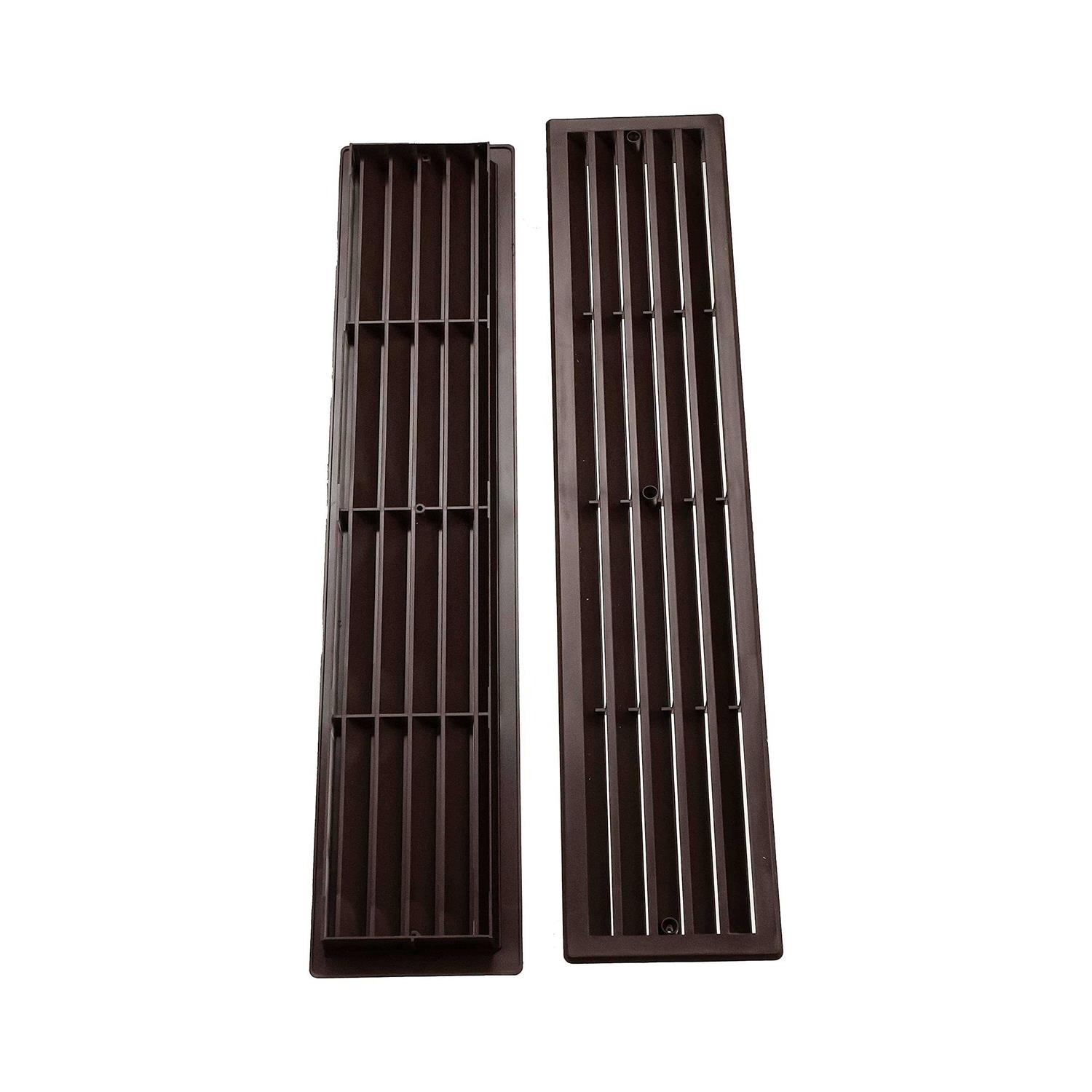 HVAC OV 17.7 x 3.6 Inch Door Air Vent Grille Two Sided Ventilation Cover - Image 4