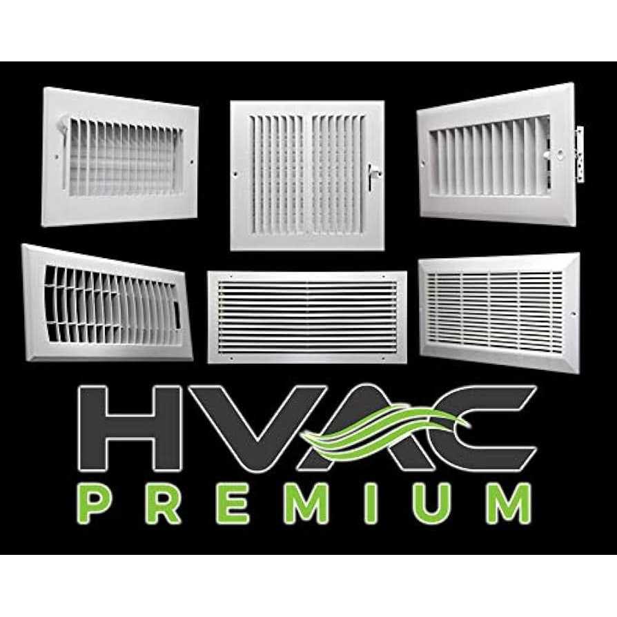 HVAC Premium Aluminum Curved Blade Adjustable Air Supply HVAC Diffuser - Image 3