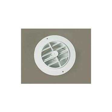 D & W Incorporated 3840RWH White Grille with Damper - Image 3
