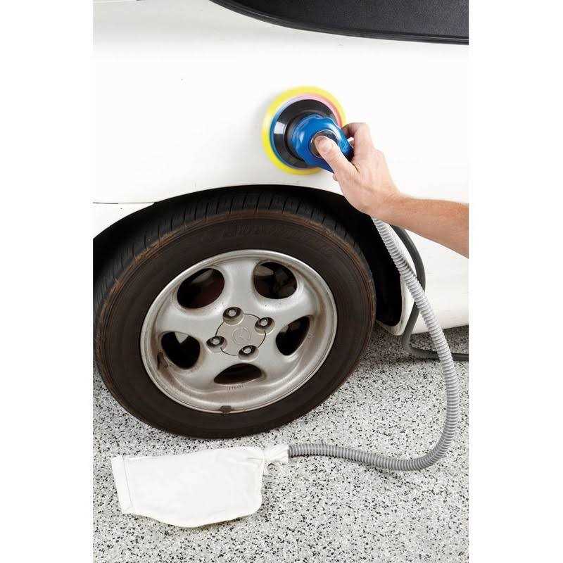 Central Pneumatic 6 in. Self-Vacuuming Orbital Palm Air Sander - Image 2