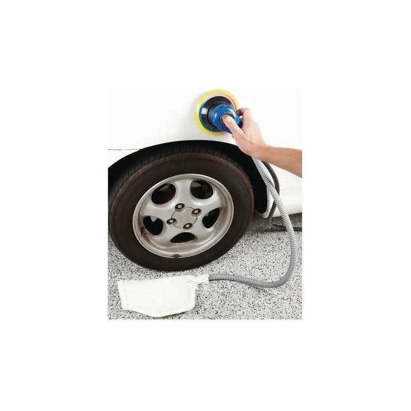 Central Pneumatic 6 in. Self-Vacuuming Orbital Palm Air Sander - Image 3