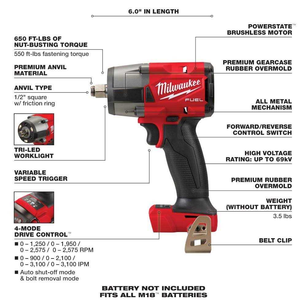 Milwaukee Tool M18 FUEL 2962 - Image 5