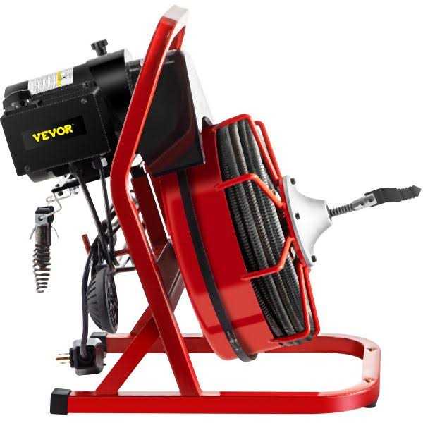 VEVOR Drain Cleaner Machine Drain Cleaning Machine 1 inch to 4 inch Pipes - Image 5