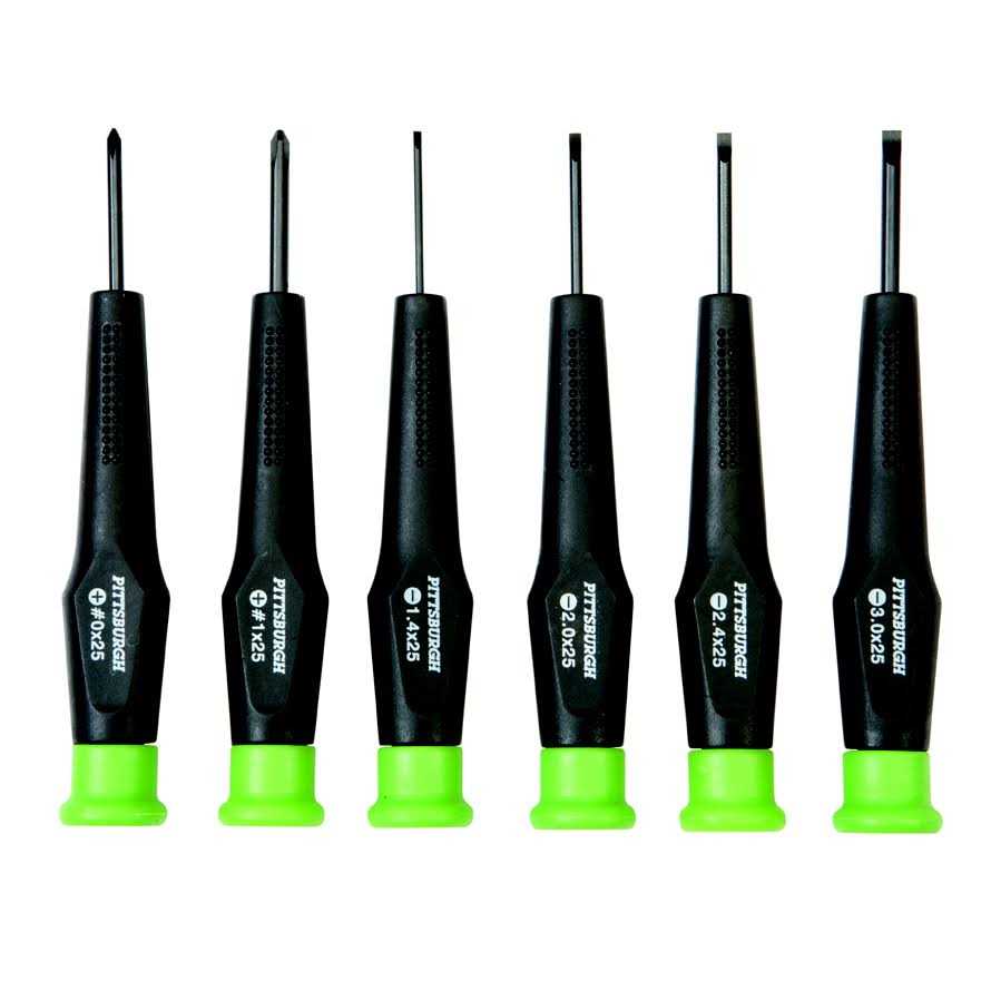 Pittsburgh Precision Screwdriver Set 6 Pcs