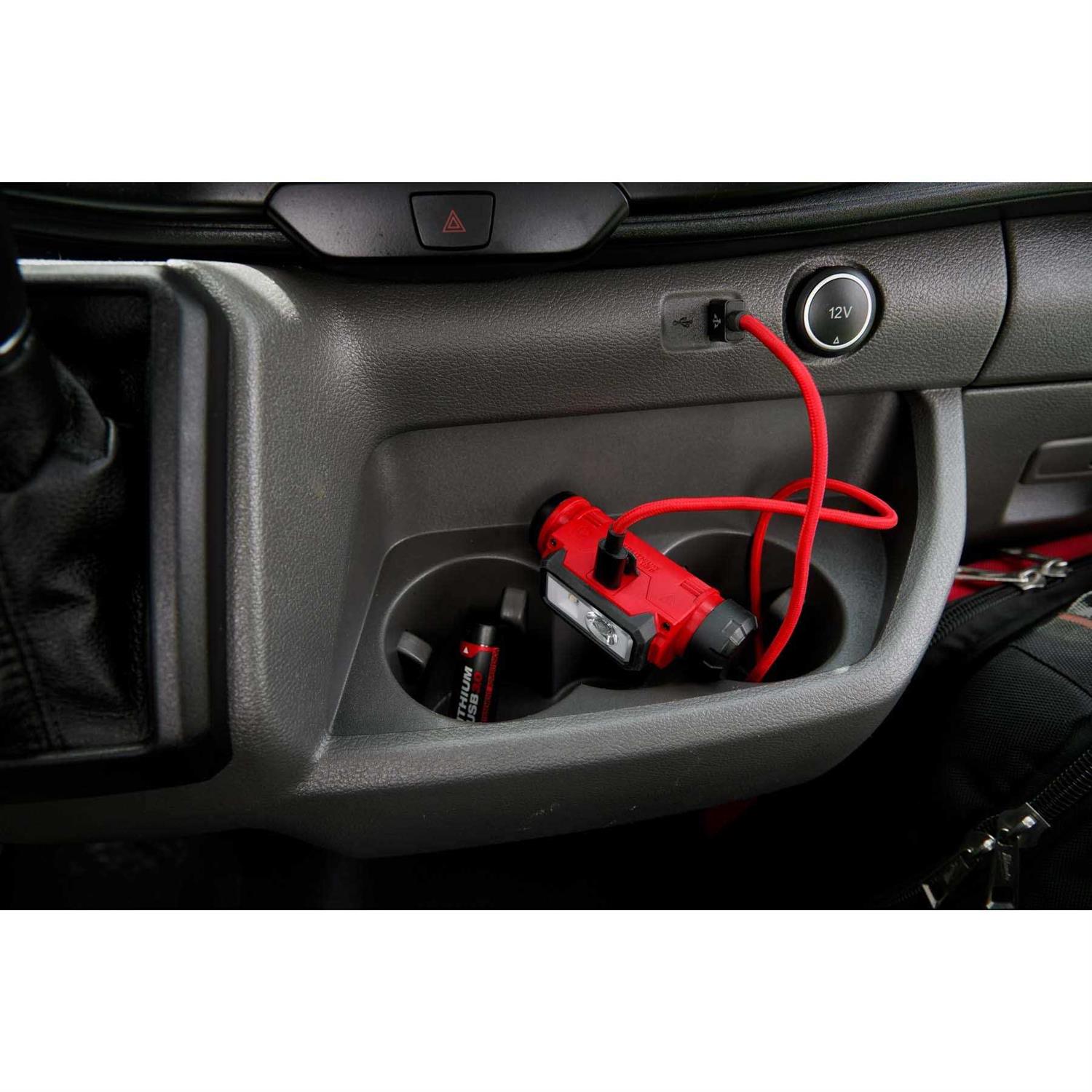 Milwaukee USB Hard Hat Headlamp 2163-21 - Image 4