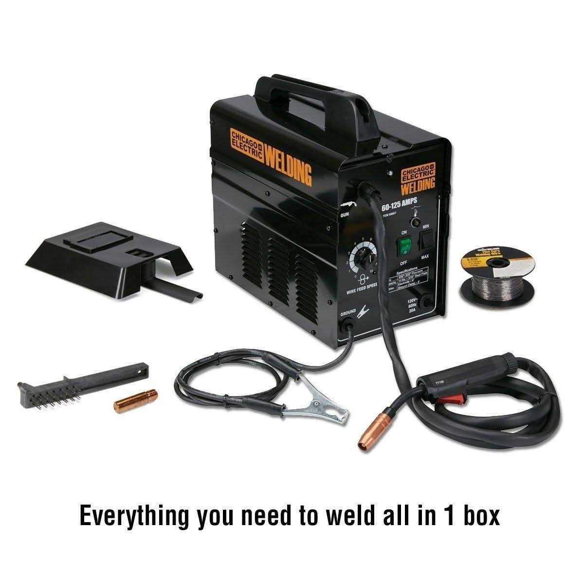 Chicago Electric Flux 125 Welder - Image 3
