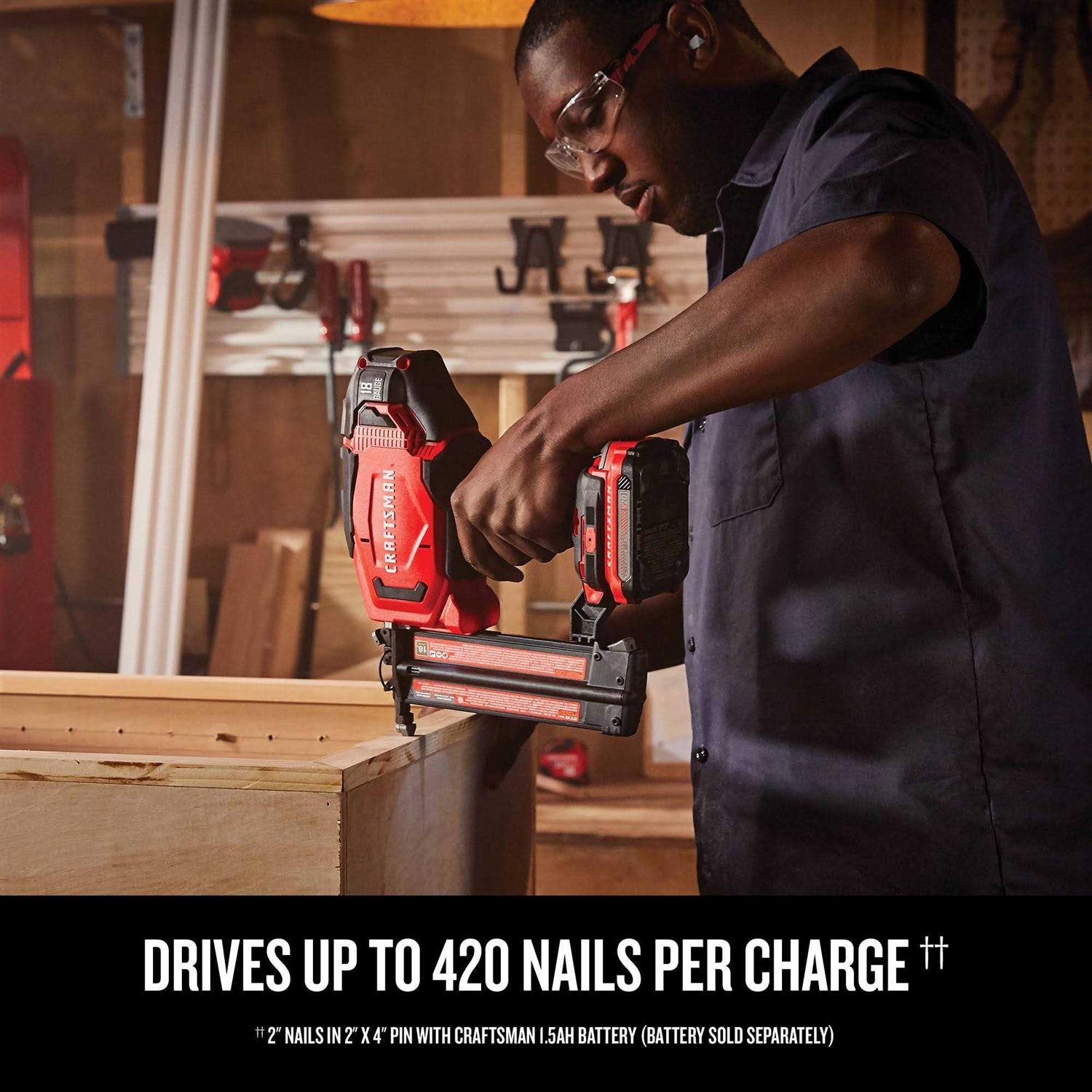 CRAFTSMAN CMCN618B Cordless Brad Nailer - Image 4