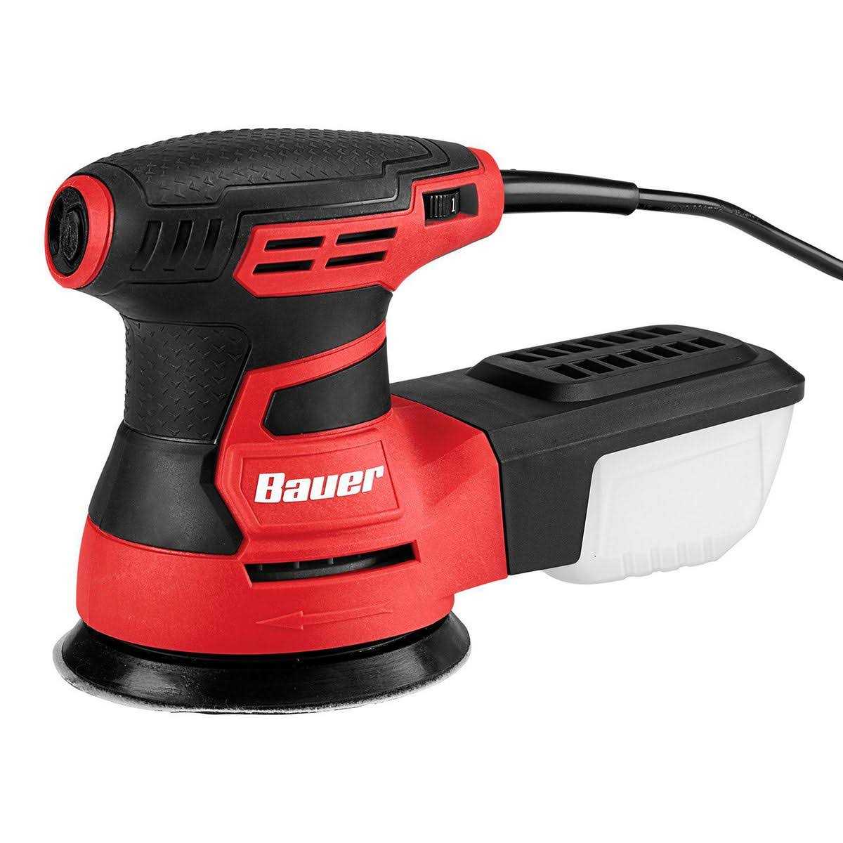 Bauer 2.8 Amp 5 in. Random Orbital Palm Sander