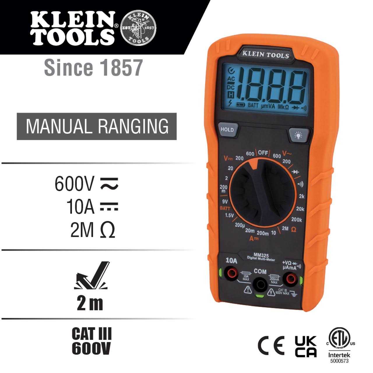 Klein Tools MM325 Digital Multimeter - Image 2