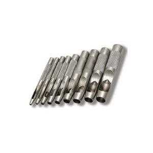 Central Forge 9 Piece Hollow Punch Set with Knurled Shanks - Image 5
