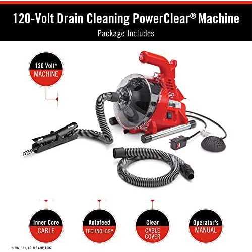 Ridgid PowerClear Drain Cleaning Machine 55808 - Image 4