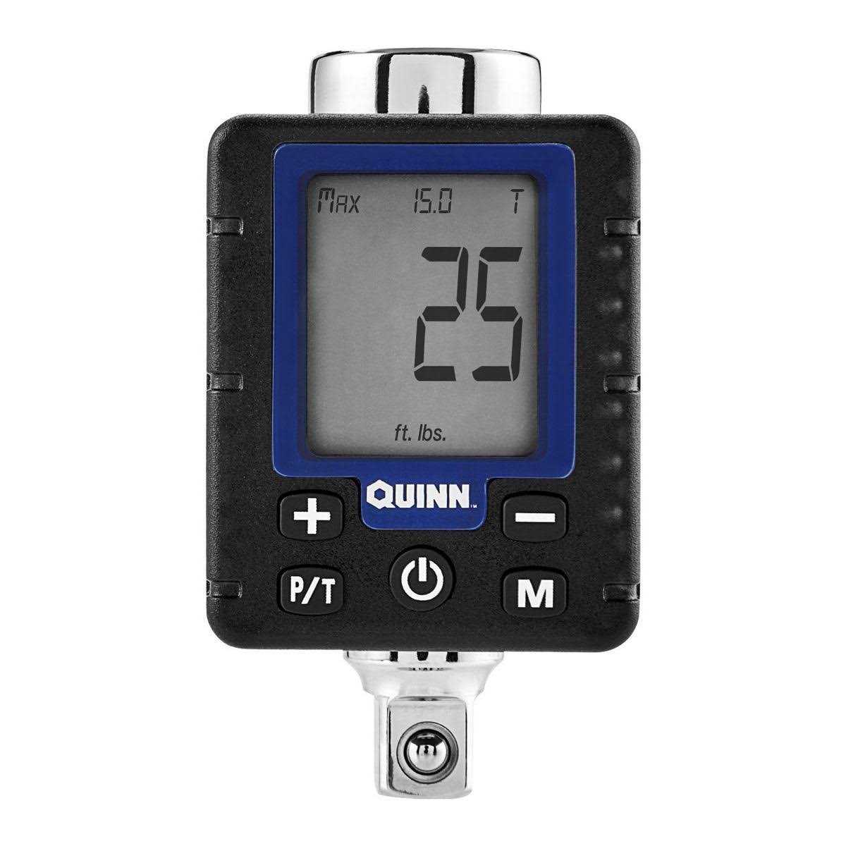 Quinn 3/8 in. Drive 5.9-59 ft. lb. Digital Torque Adapter 58705 - Image 2