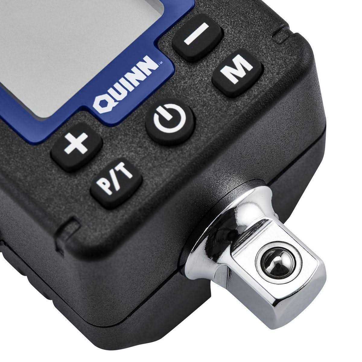 Quinn 3/8 in. Drive 5.9-59 ft. lb. Digital Torque Adapter 58705 - Image 3