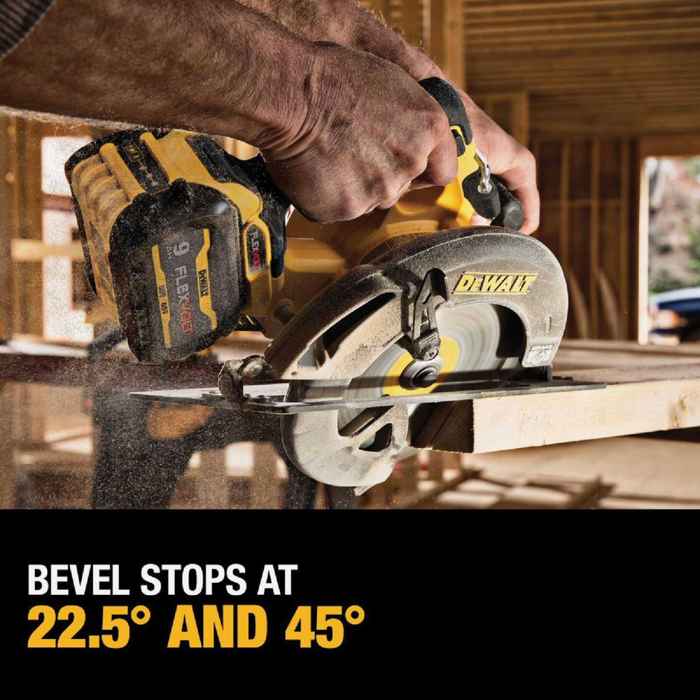 Dewalt DCS578X1 FLEXVOLT 60V MAX Brushless 7-1/4 Cordless Circular Saw with Brake Kit - Image 3
