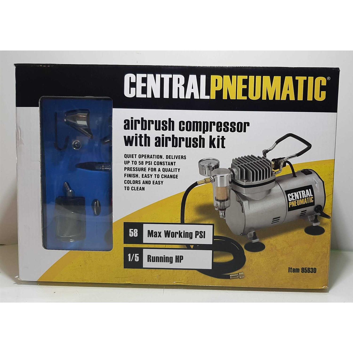Central Pneumatic Airbrush Compressor Kit - Image 3