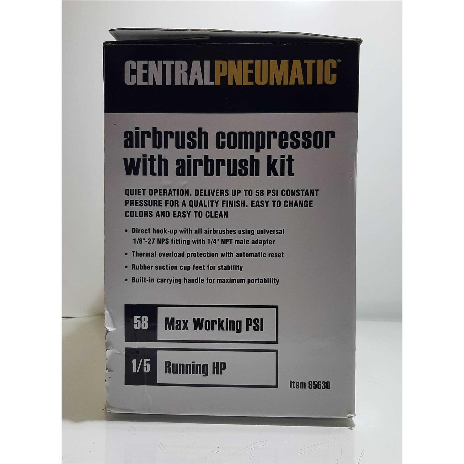 Central Pneumatic Airbrush Compressor Kit - Image 5
