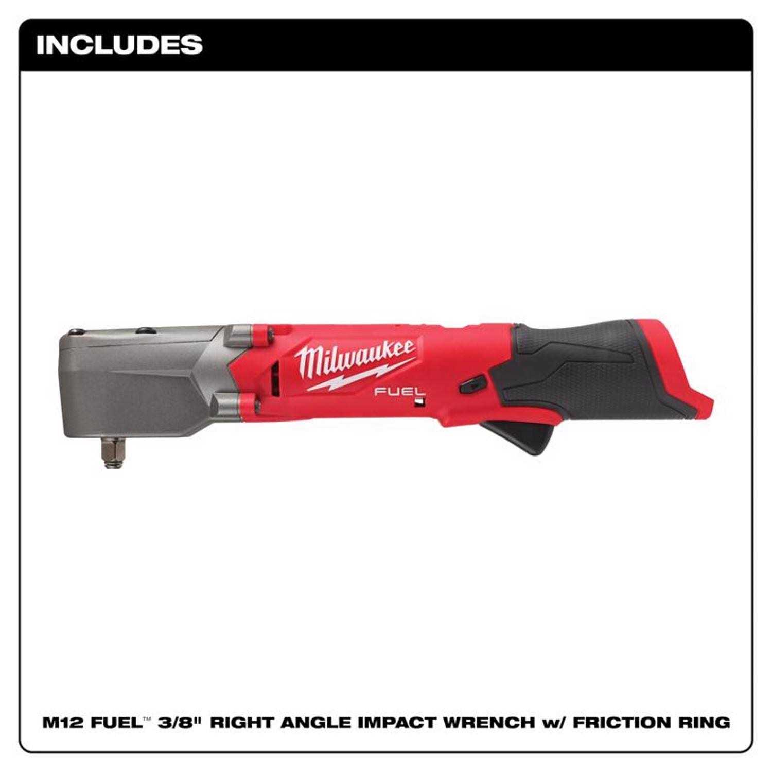 Milwaukee 2564-20 M12 FUEL 3/8 Right Angle Impact Wrench - Image 2