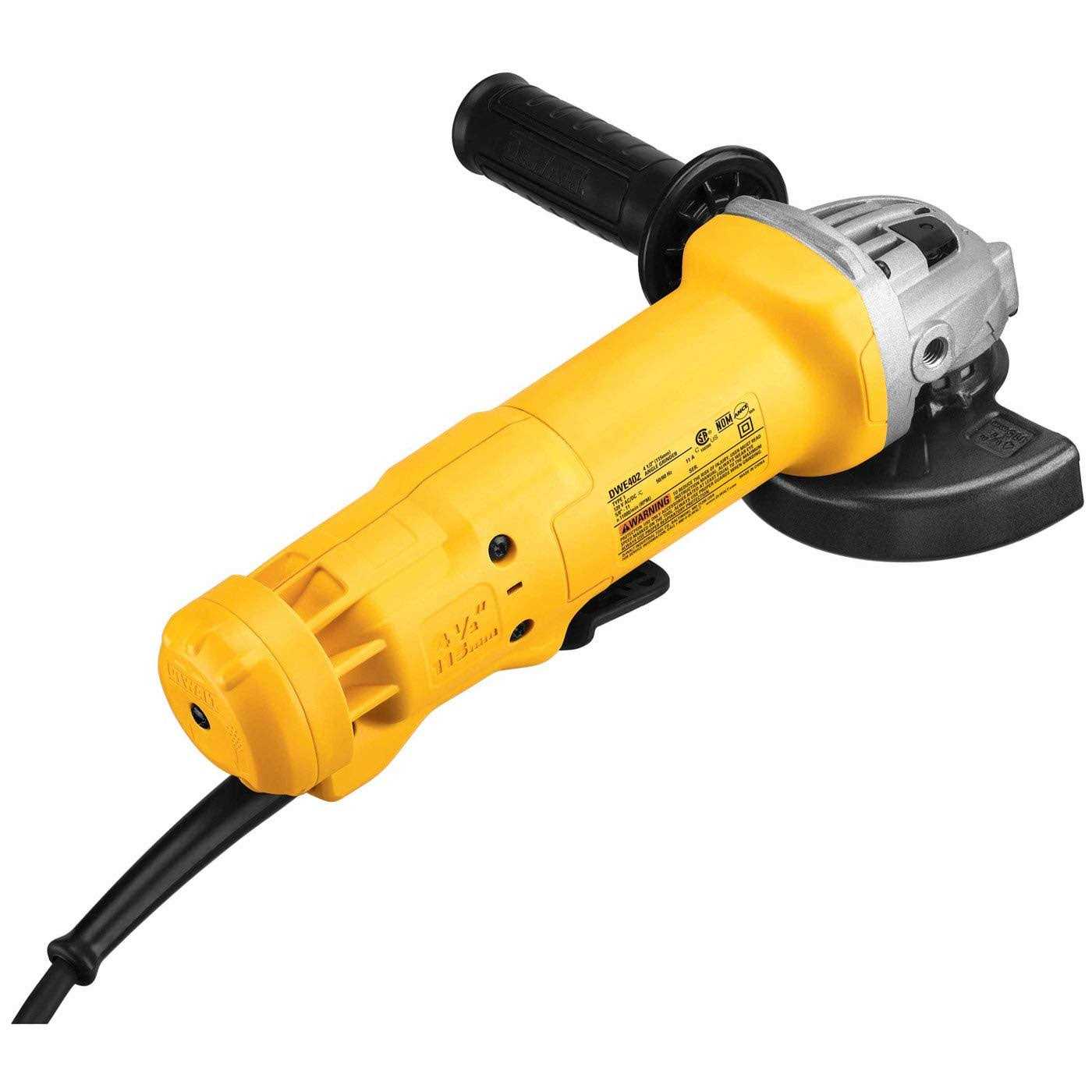 DEWALT 4-1/2-Inch Paddle Switch Angle Grinder DWE402 - Image 4