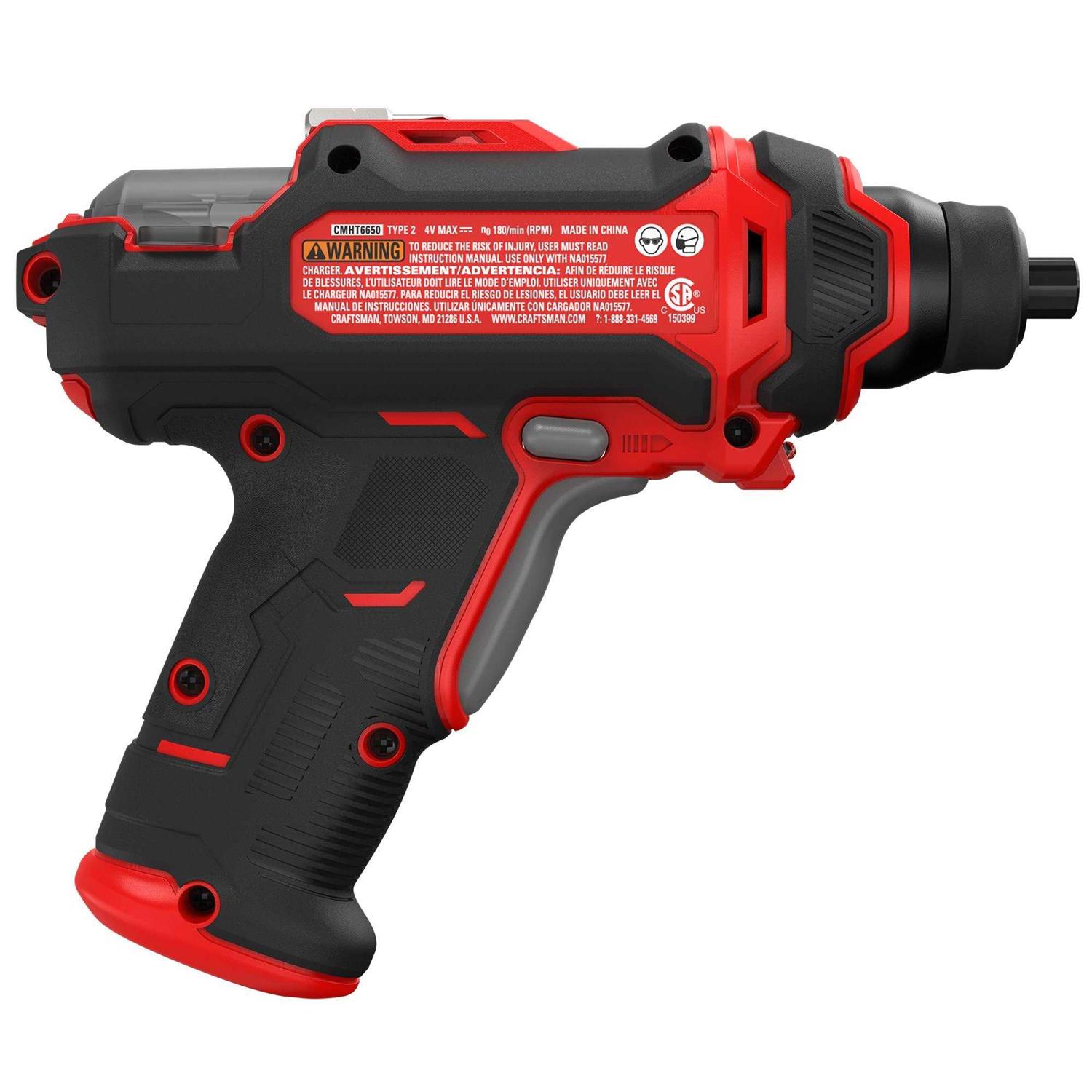 CRAFTSMAN 4V MAX Cordless Powered Screwdriver Kit - Image 3