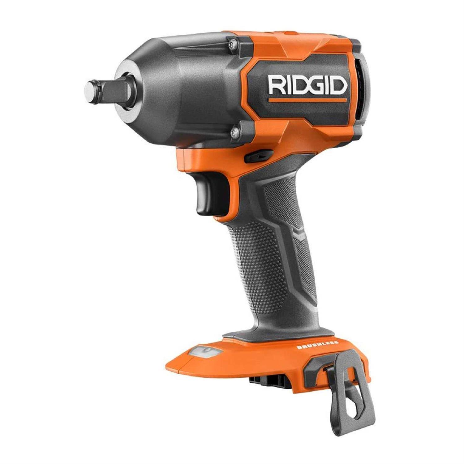 RIDGID 18V Brushless Cordless 4-Mode 1/2 in. Mid-Torque Impact Wrench with Friction Ring