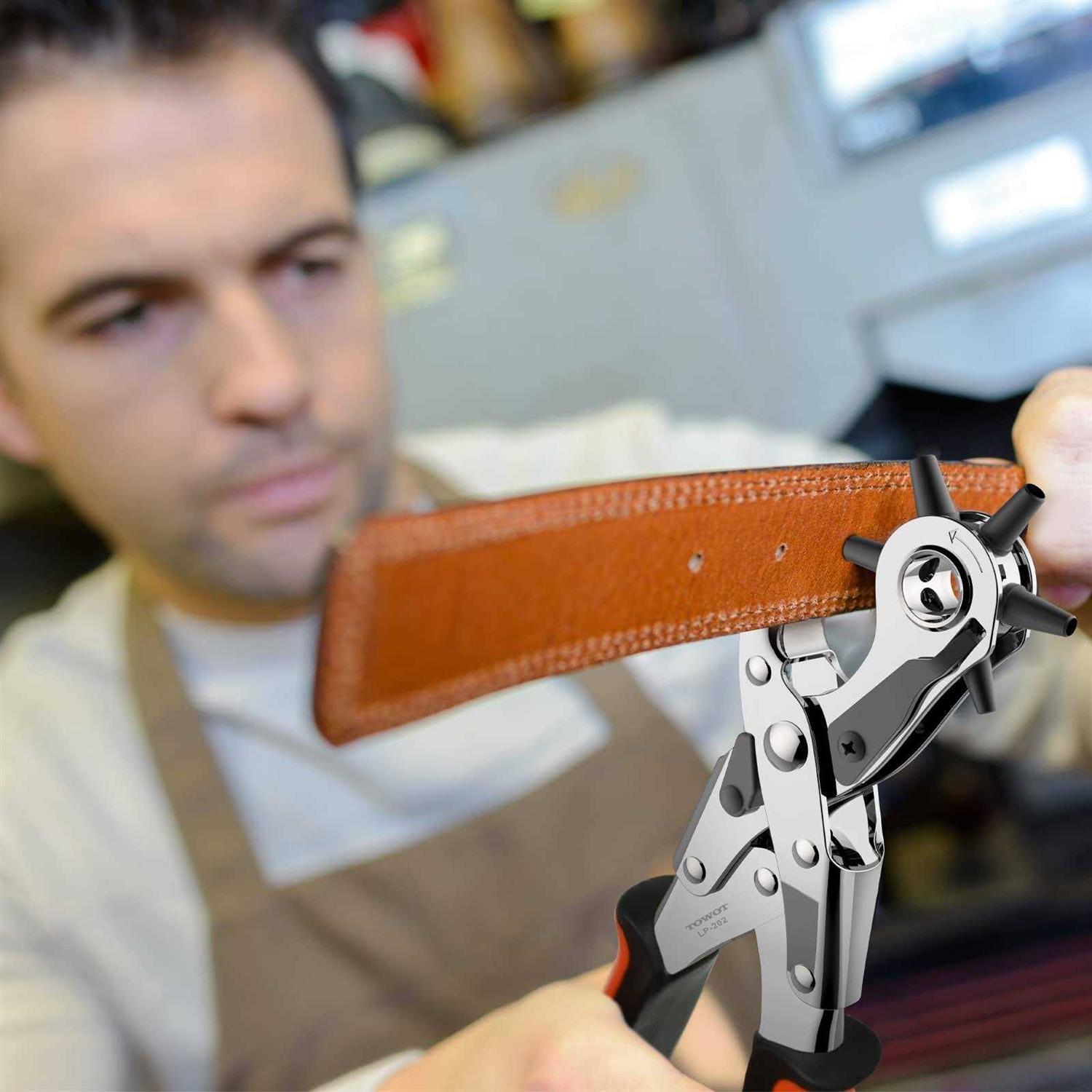 TOWOT Belt Hole Puncher Kit Upgraded Version Leather Hole Punch for Belt - Image 3