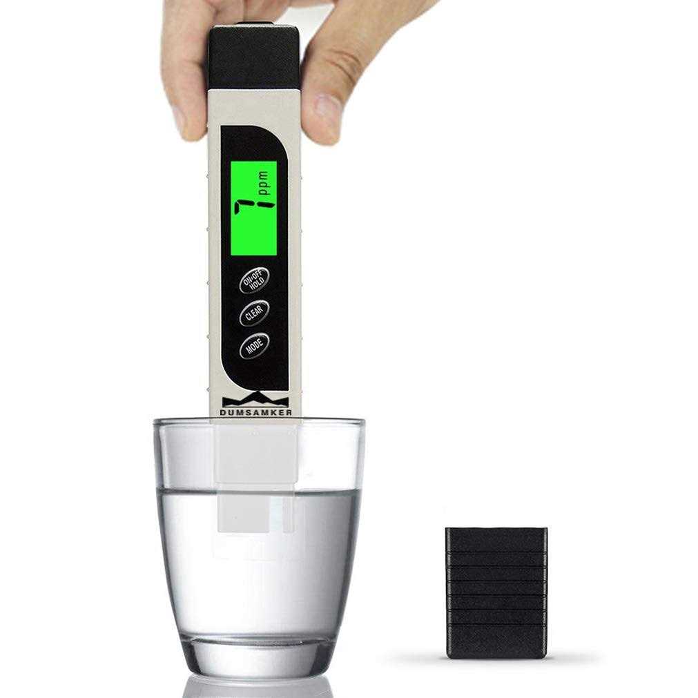 TDS Meter Digital Water Tester, DUMSAMKER Professional 3-in-1 TDS, Temperature and EC Meter with Carrying Case