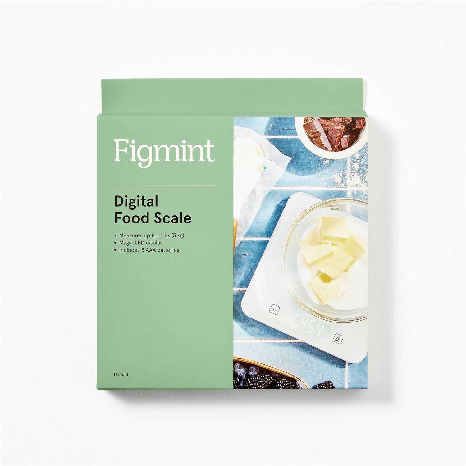 Figmint 11lb Digital Kitchen Food Scale White - Image 4