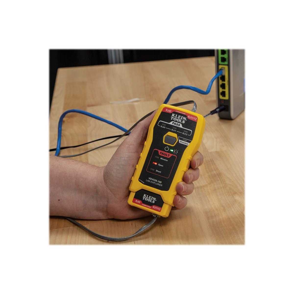 Klein Tools VDV526-100 LAN Explorer Data Cable Tester Remote - Image 4